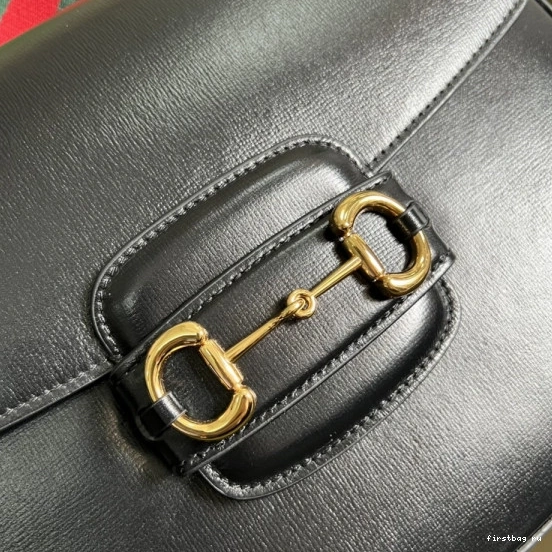 First bag ru 1955 bag patchwork shoulder Gucci Horsebit 0723